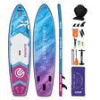 Placă SUP gonflabilă Aurora Borealis albastru-mov, set complet cu accesorii