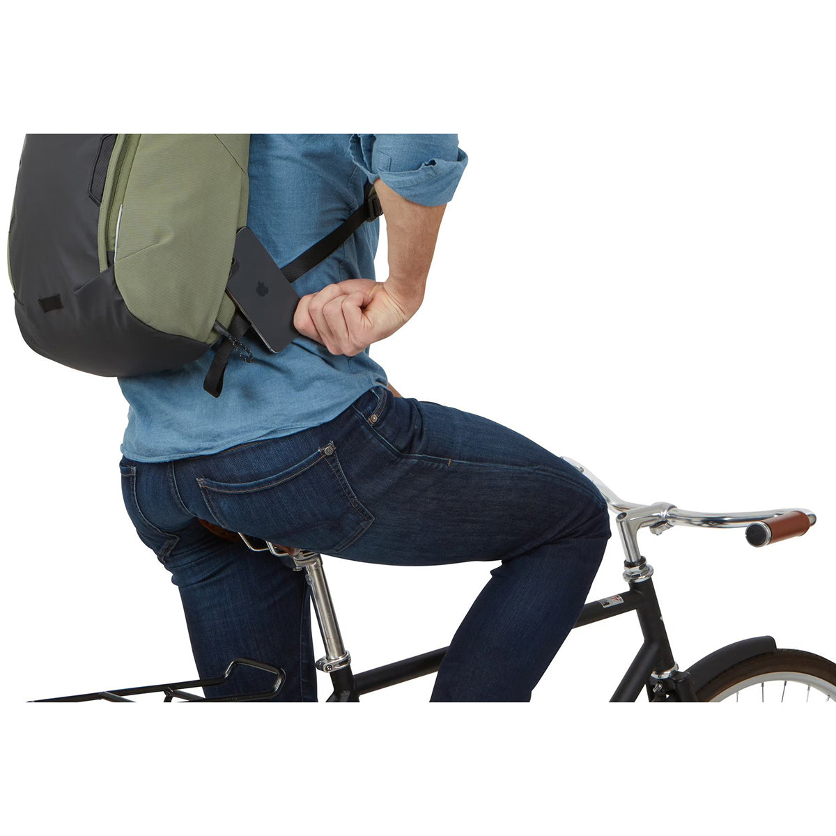Rucsac urban cu compartiment laptop, Thule, Paramount Commuter, 18L, Olive Green