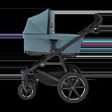 Carucior Thule Urban Glide 4 all-terrain cu catarama hamului magnetica, Albastru