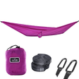 Hamac hikerjoy PRO mov, set complet cu săculeț, chingi și carabiniere