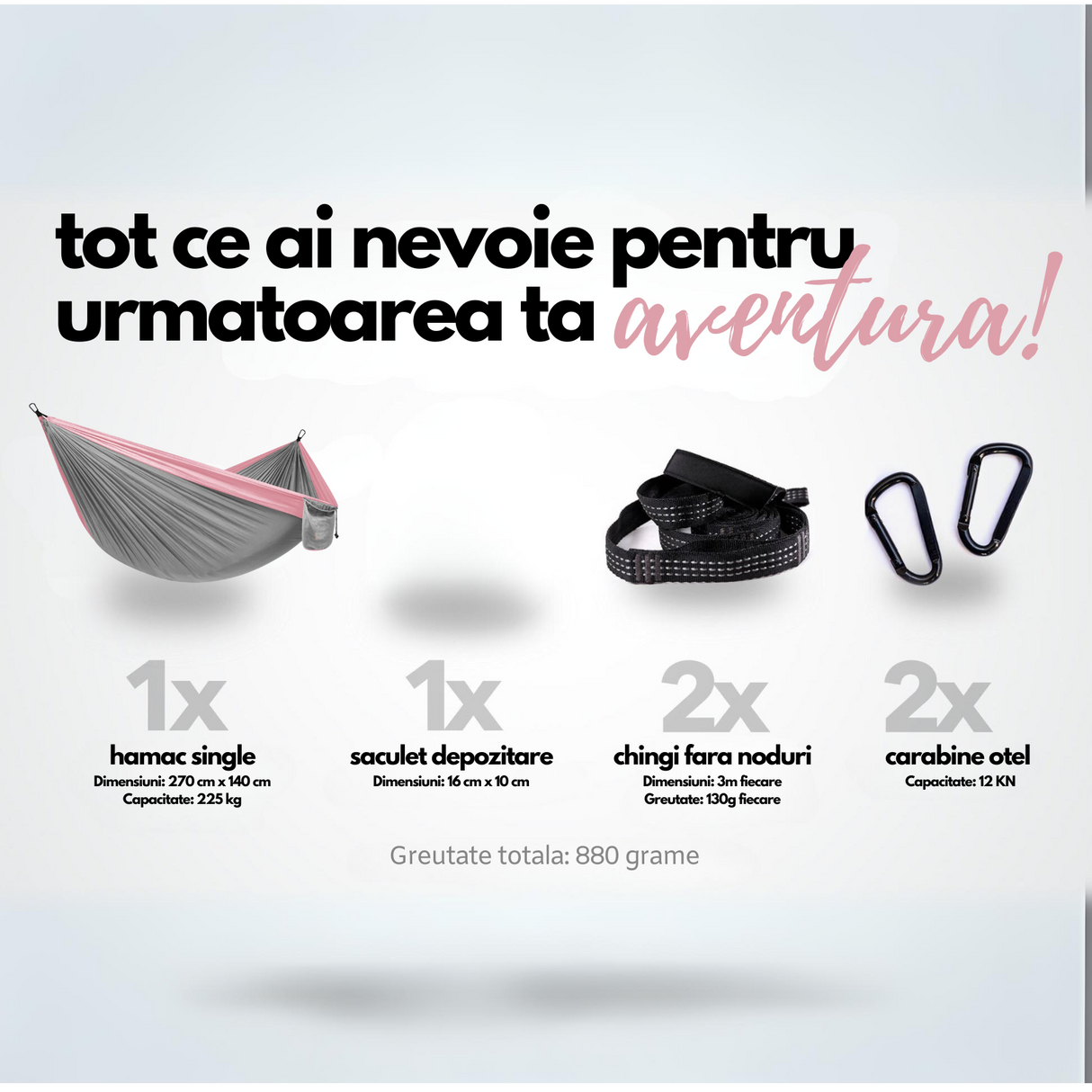Hamac hikerjoy, roz pal