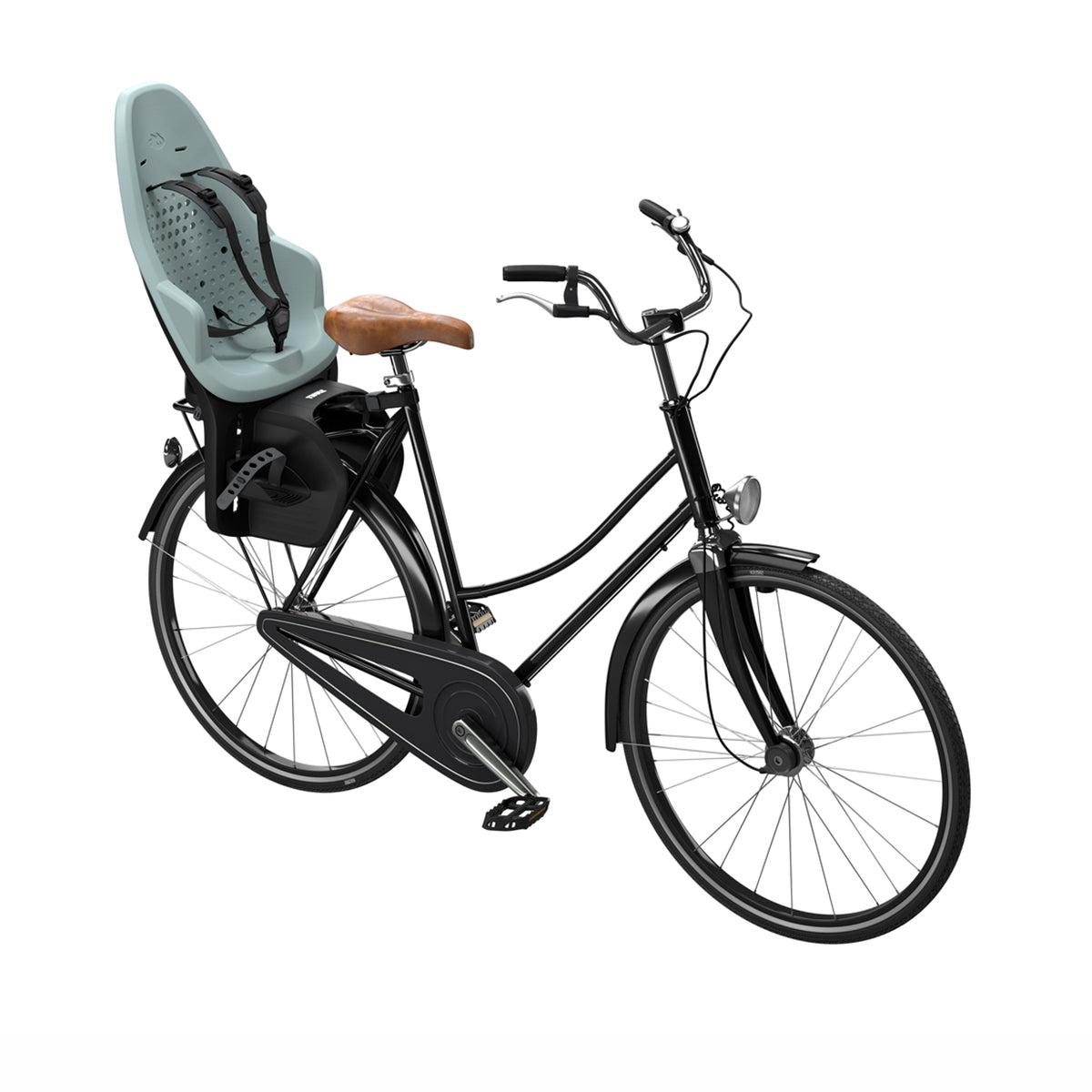 Scaun pentru copii, Thule Yepp 2 Maxi Alaska Blue Rack mounted, cu montare pe bicicleta in spate