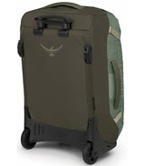 Geantă Voiaj cu Roți Osprey Transporter 40L Verde – Bagaj de Mână (Carry-On) Impermeabil