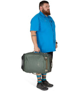 Geantă Voiaj cu Roți Osprey Transporter 40L Verde – Bagaj de Mână (Carry-On) Impermeabil