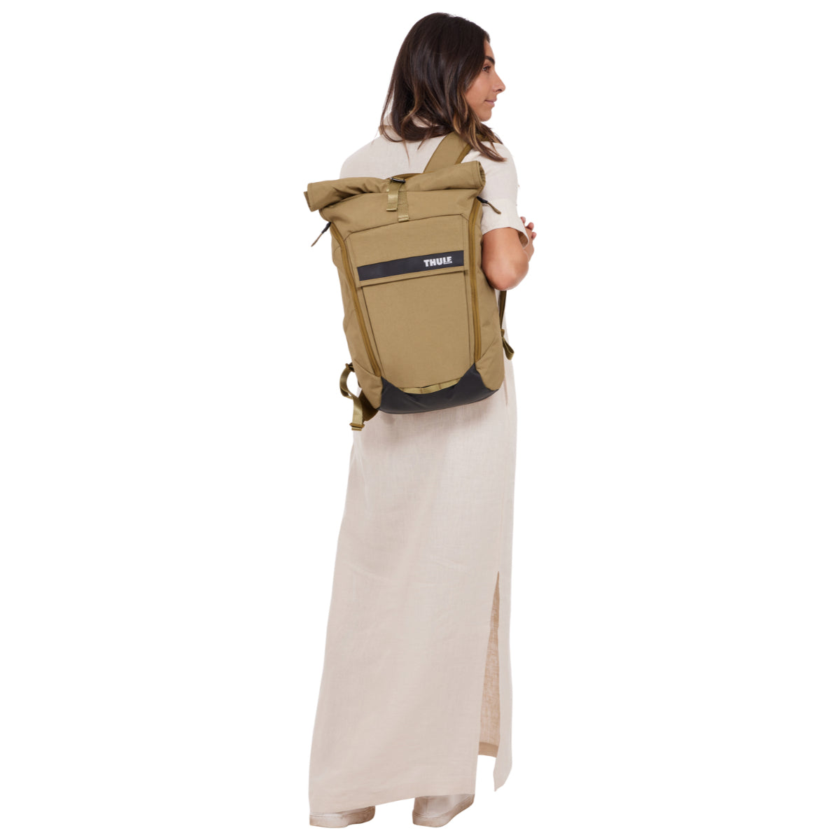 Rucsac urban cu compartiment laptop, Thule, Paramount, 24L, Maro