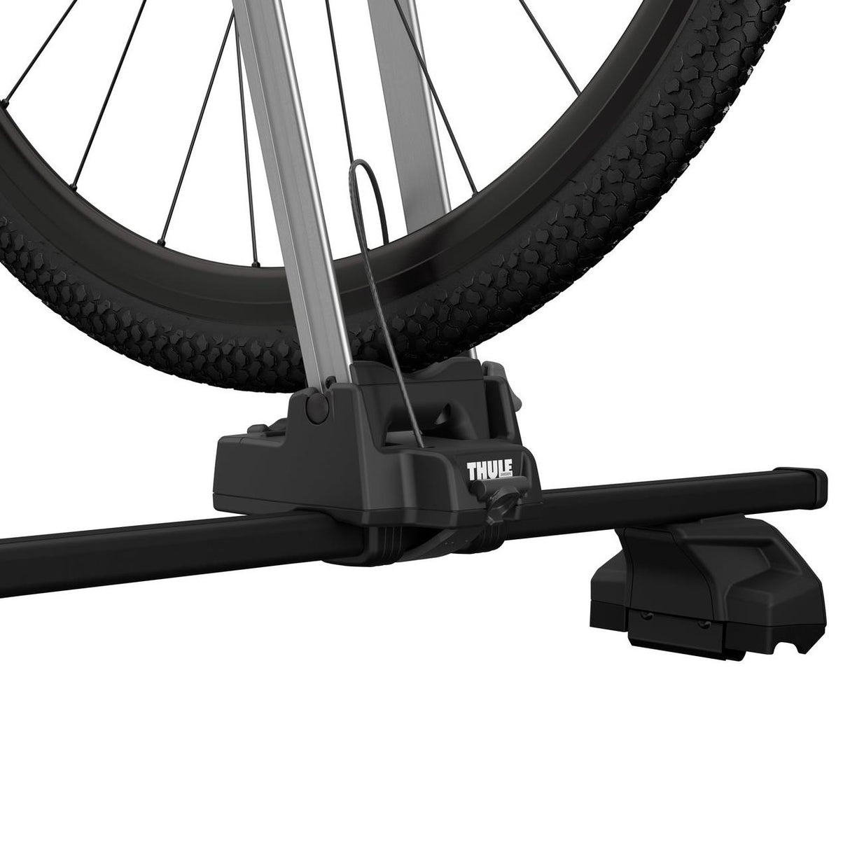 Suport pentru prinderea rotii pe barele transversale Thule Front Wheel Holder 547001