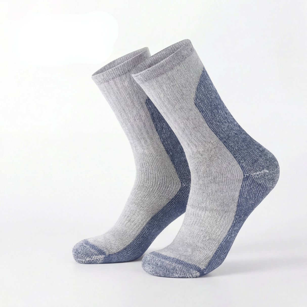 Sosete Hiking din Lana Merino 74.4% – Termoreglare Naturala, Respirabile, Anti-Miros, Intarite cu Nylon, Unisex, Verde,maime M (35 - 38)