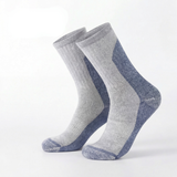 Sosete Hiking din Lana Merino 74.4% – Termoreglare Naturala, Respirabile, Anti-Miros, Intarite cu Nylon, Unisex, Verde,maime M (35 - 38)