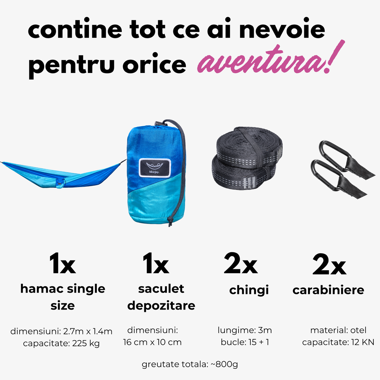 Hamac hikerjoy, sky blue