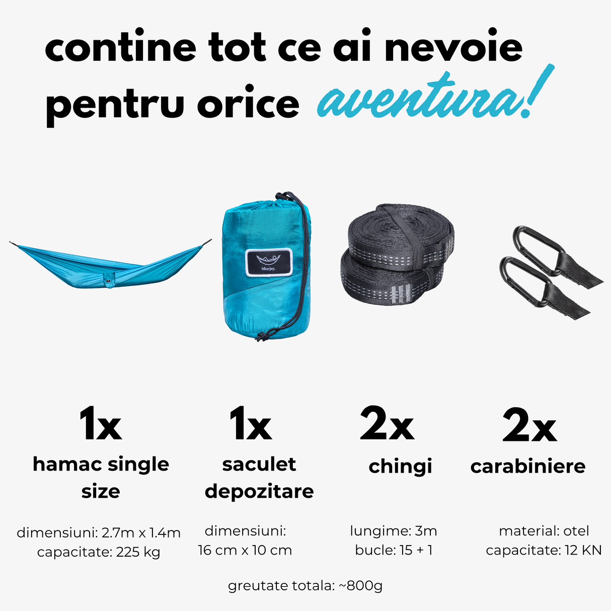 Hamac hikerjoy, turqoise