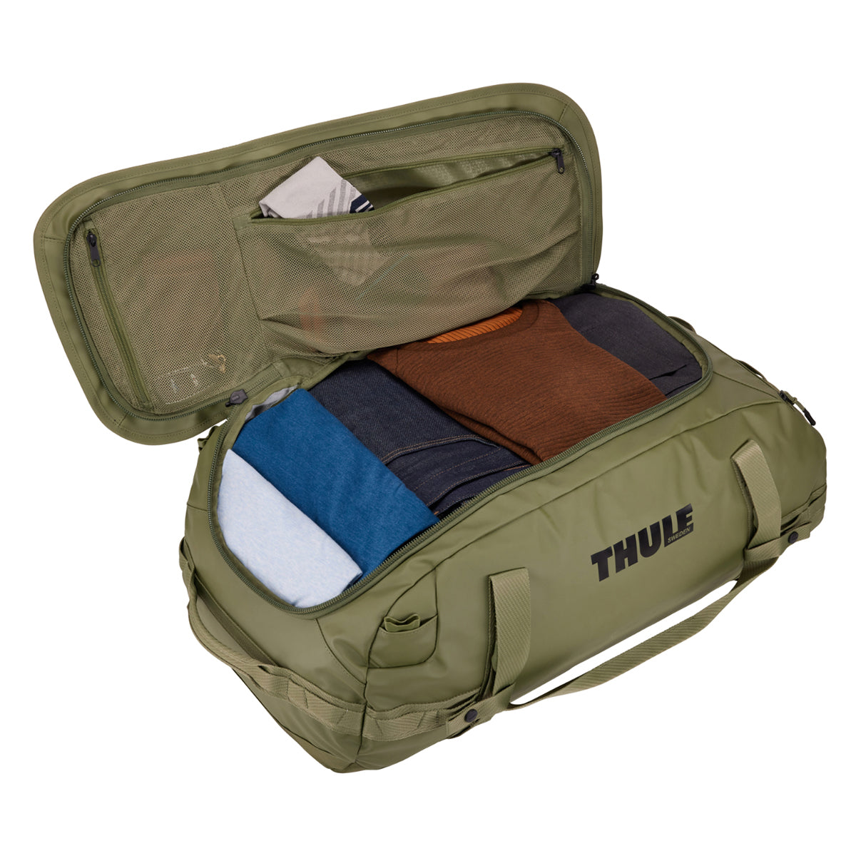 Geanta voiaj duffel, Thule, Chasm, 70L, Olivine