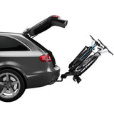Suport biciclete Thule VeloCompact 924001 cu prindere pe carligul de remorcare, pentru 2 biciclete, 13-pini