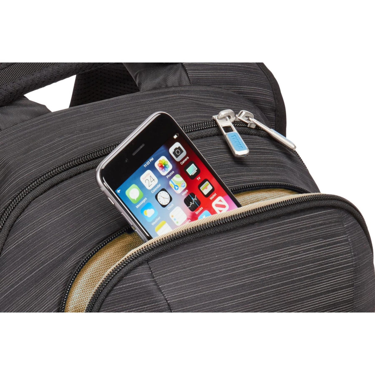 Rucsac urban cu compartiment laptop, Thule, Construct, 24L, Negru