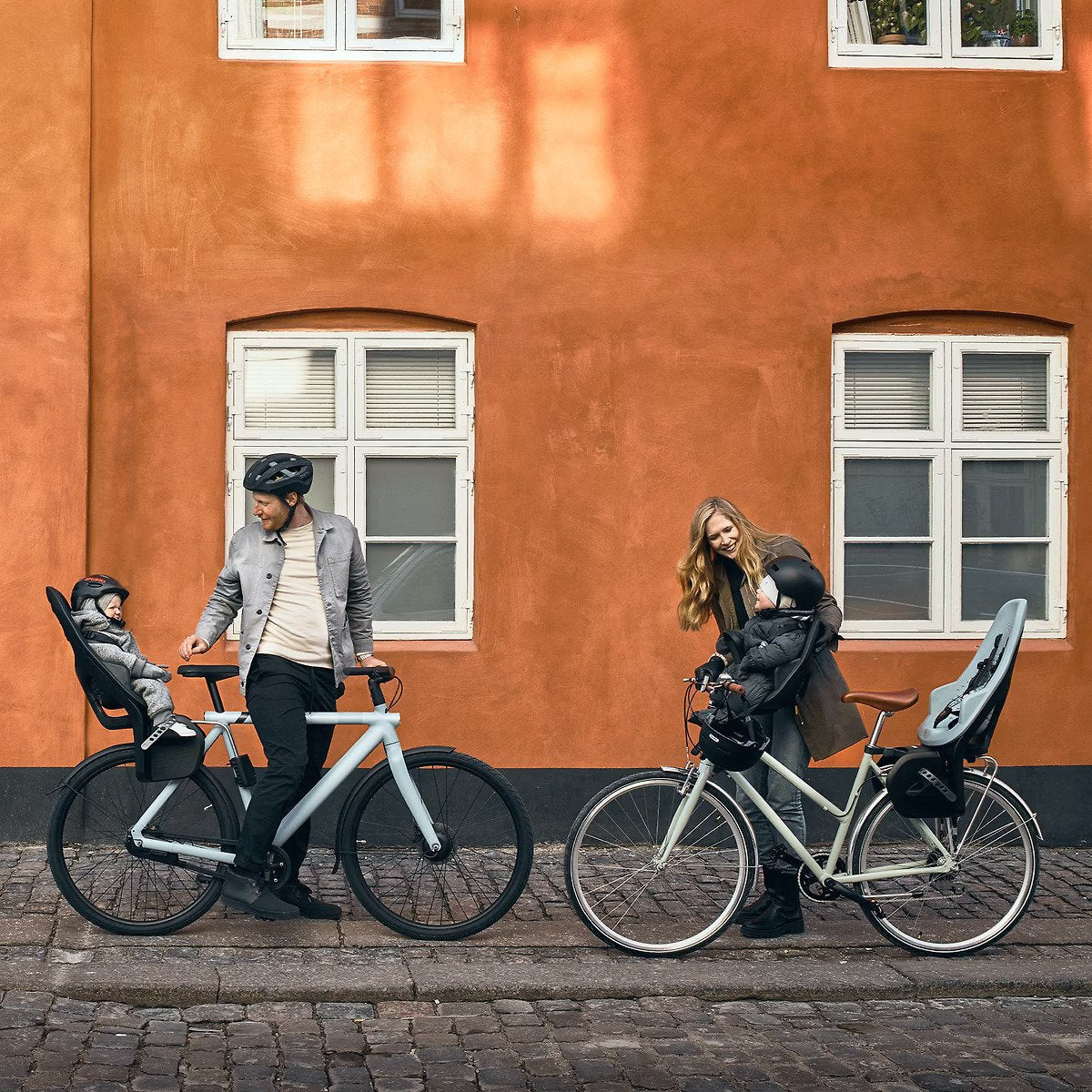 Scaun pentru copii, cu montare pe bicicleta in fata - Thule Yepp 2 Mini Front mounted, Alaska