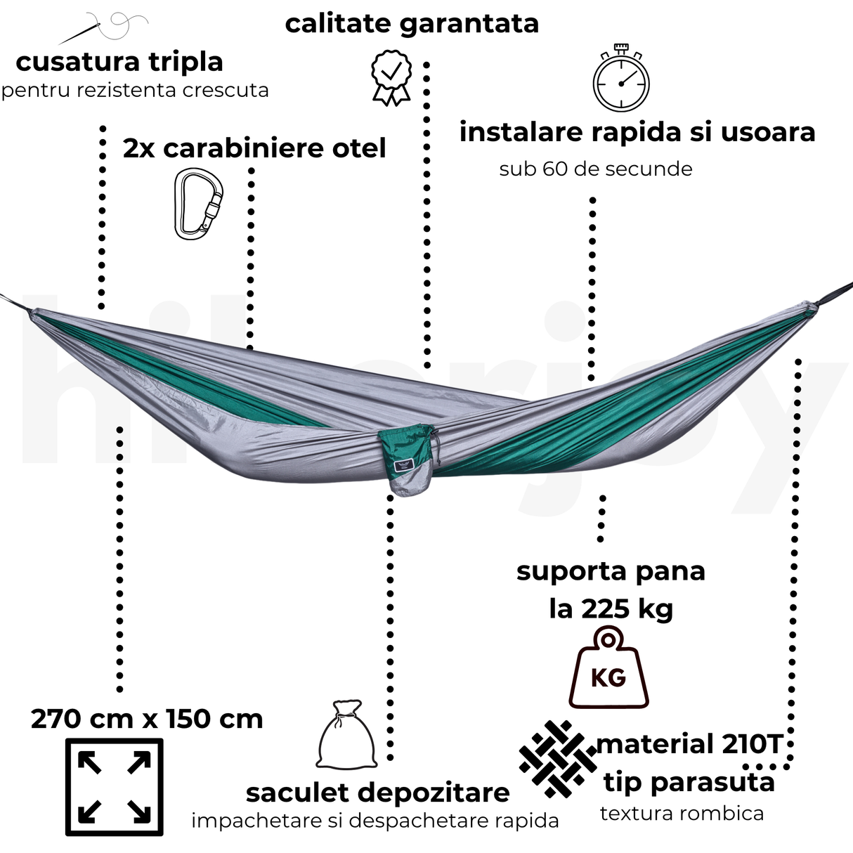 Hamac hikerjoy,dark green