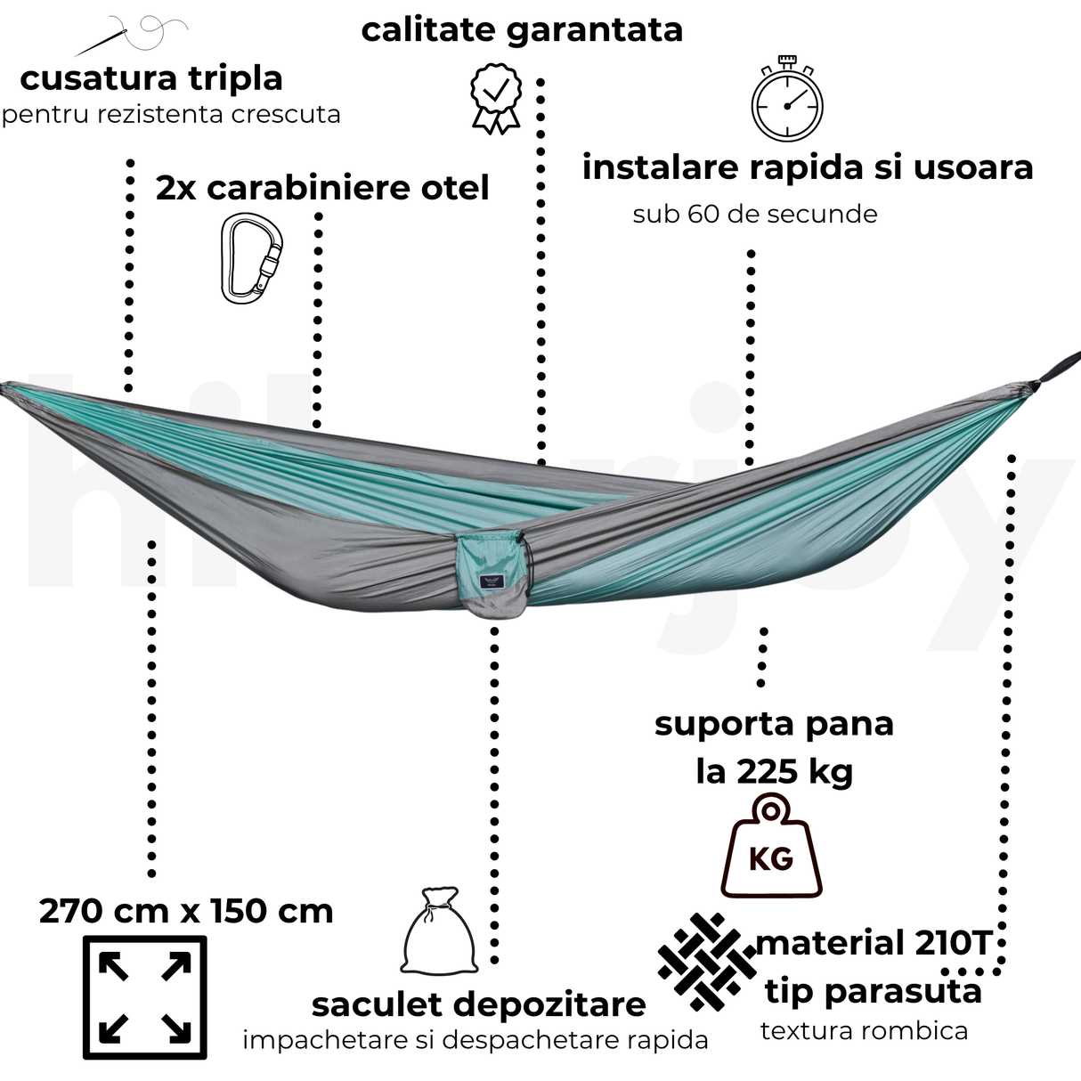 Hamac hikerjoy, light blue