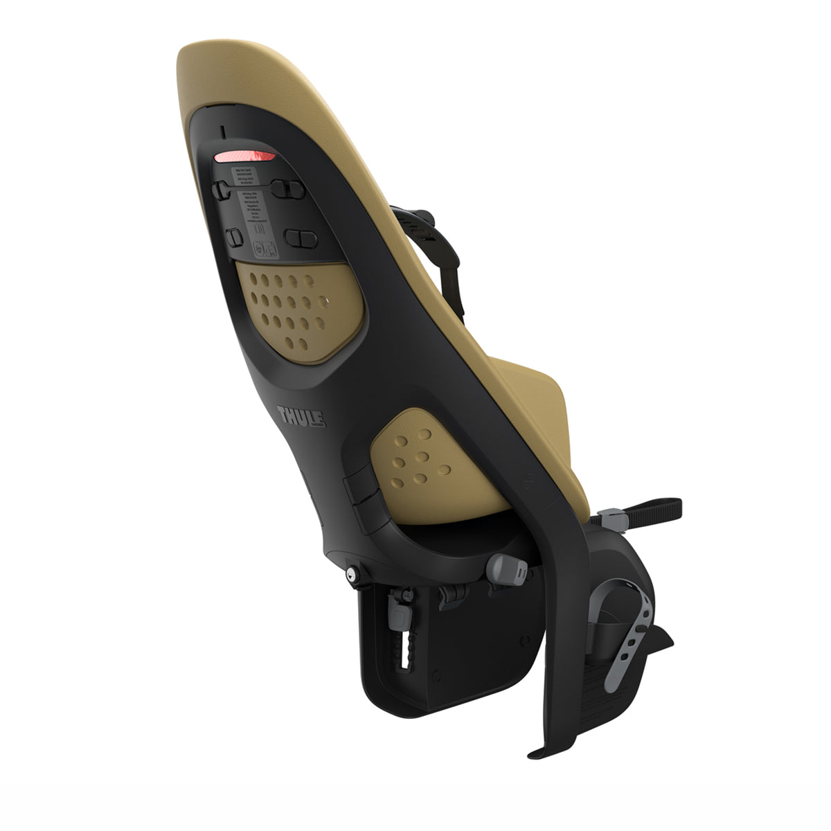 Scaun pentru copii, Thule Yepp 2 Maxi Fennel Tan Rack mounted, cu montare pe bicicleta in spate