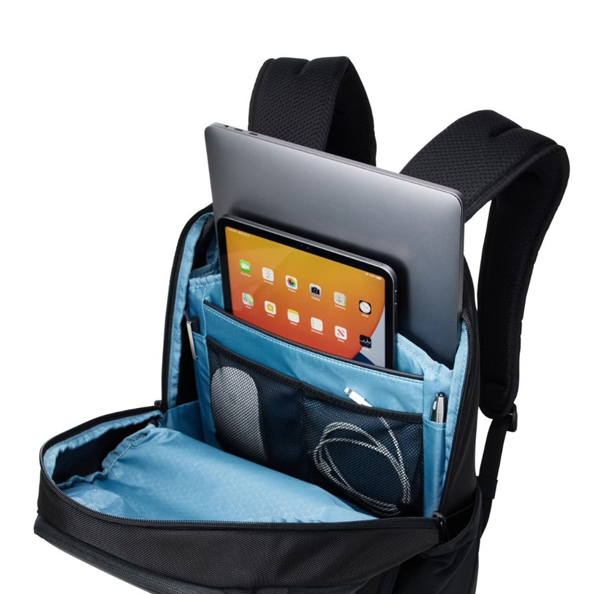 Rucsac urban cu compartiment laptop, Thule, Accent, 23L, Black (model 2025)