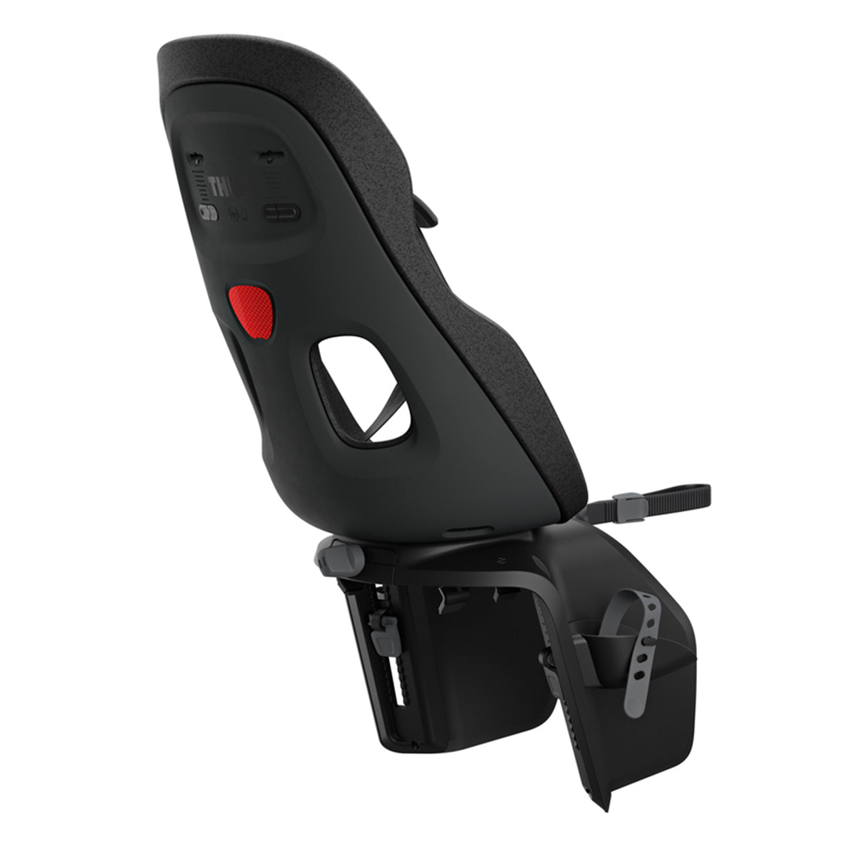 Scaun pentru copii, Thule Yepp Nexxt 2 Maxi Midnight Black Rack mounted, cu montare pe bicicleta in spate