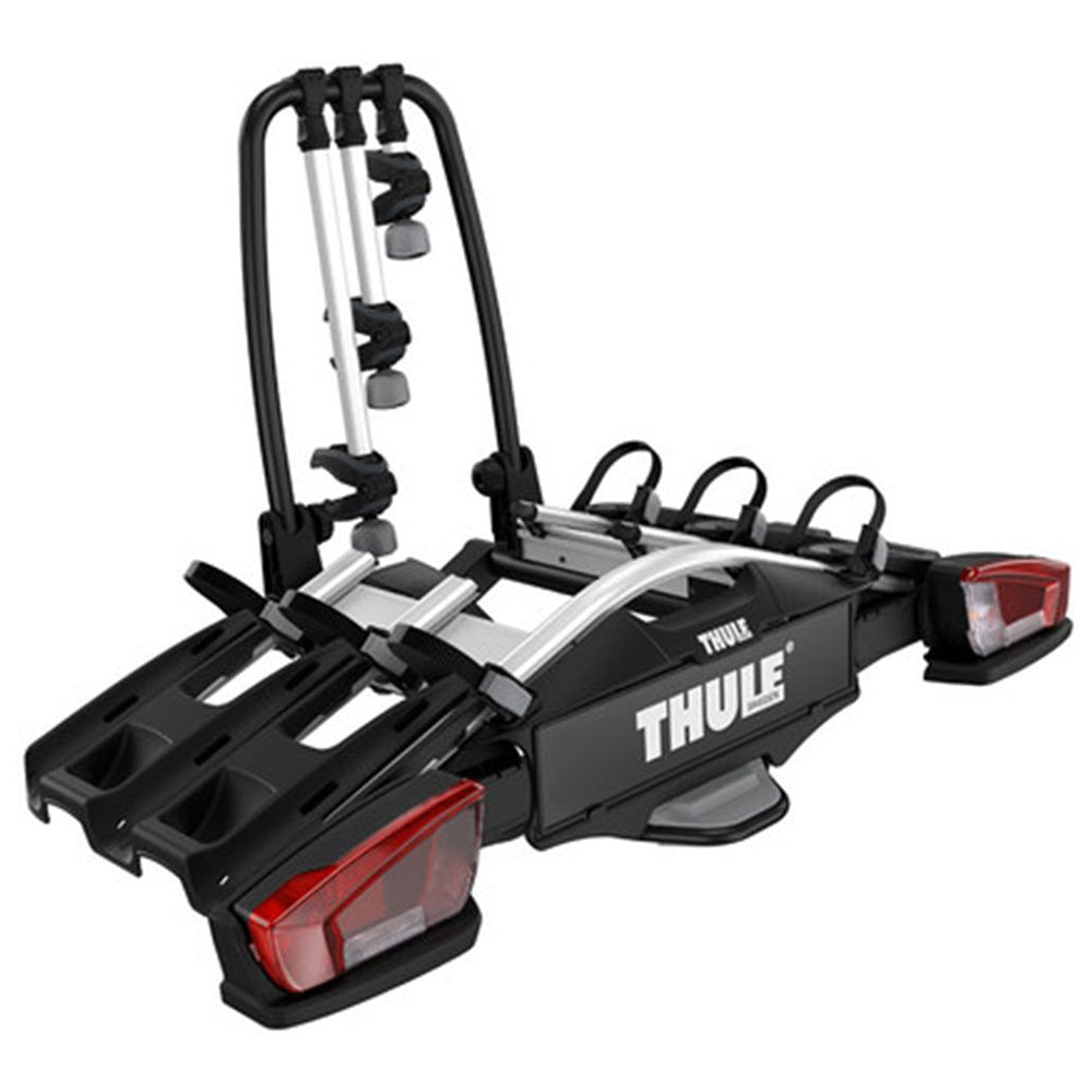 Suport biciclete Thule VeloCompact 926 cu prindere pe carligul de remorcare, pentru 3 biciclete