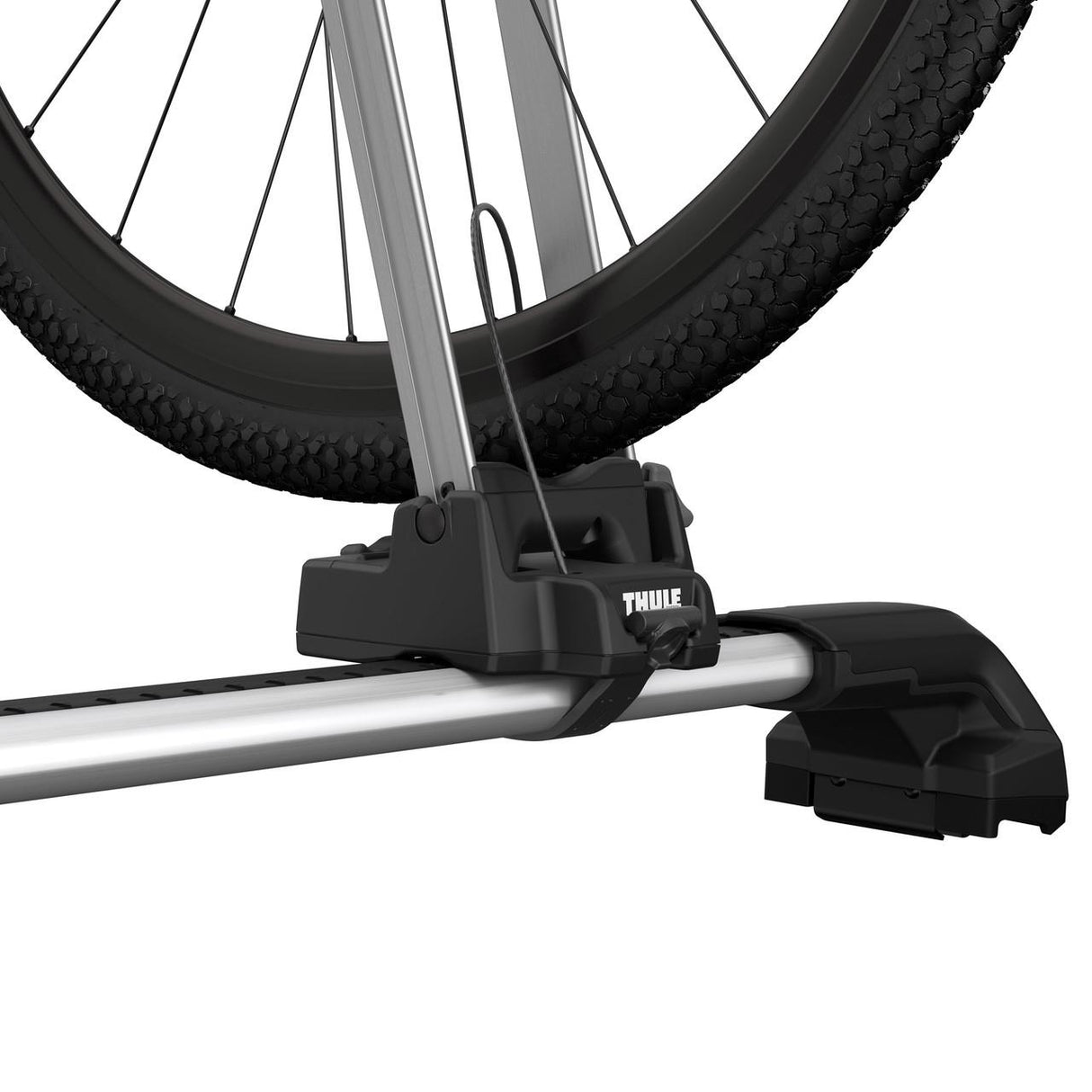 Suport pentru prinderea rotii pe barele transversale Thule Front Wheel Holder 547001