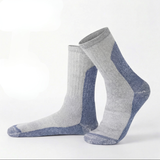 Sosete Hiking din Lana Merino 74.4% – Termoreglare Naturala, Respirabile, Anti-Miros, Intarite cu Nylon, Unisex, Verde,maime M (35 - 38)