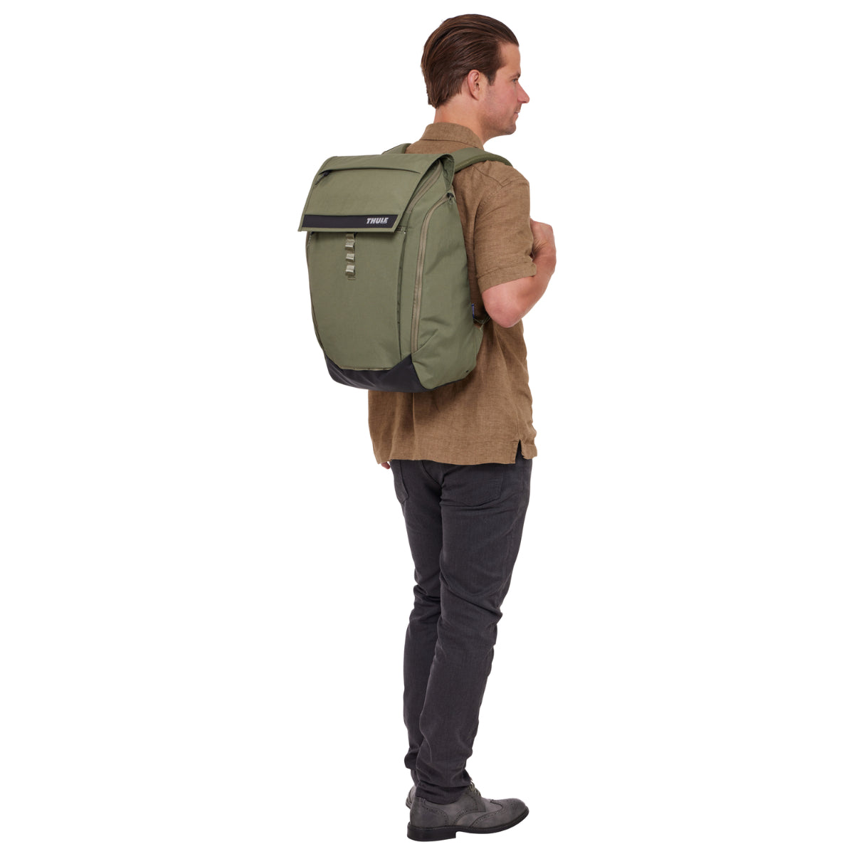 Rucsac urban cu compartiment laptop Thule Paramount, 27L, Soft green (model 2023)