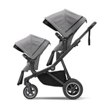Carucior Thule SLEEK Cadru Negru si Copertina Gray Melange