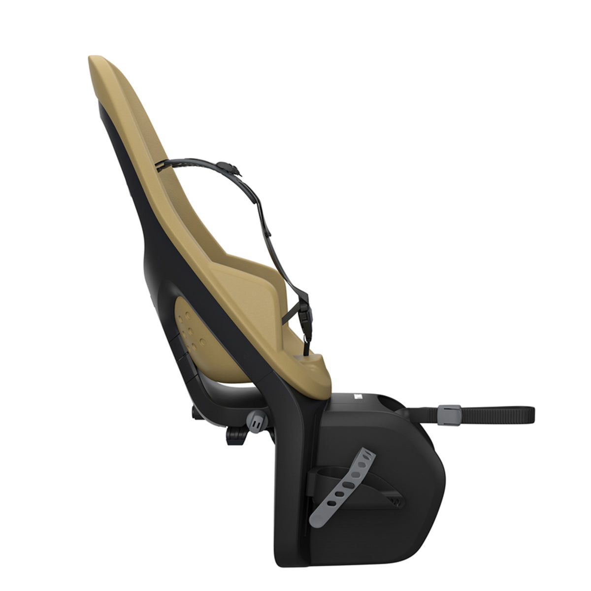 Scaun pentru copii, Thule Yepp 2 Maxi Fennel Tan Rack mounted, cu montare pe bicicleta in spate