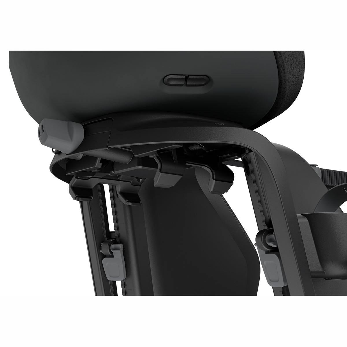 Scaun pentru copii, Thule Yepp Nexxt 2 Maxi Midnight Black Rack mounted, cu montare pe bicicleta in spate