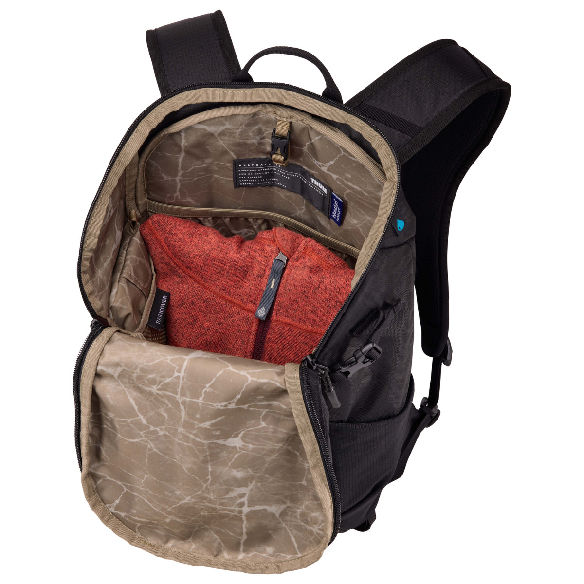 Rucsac cu husa protectie Thule AllTrail 18L, Black