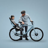 Scaun pentru copii, cu montare pe bicicleta in spate - Thule Yepp Nexxt 2 Maxi Frame mounted, Aquamarine Blue