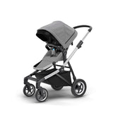 Carucior Thule SLEEK Cadru Gri si Copertina Grey Melange