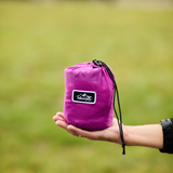 Hamac hikerjoy PRO mov pliat compact, încăpe în palmă