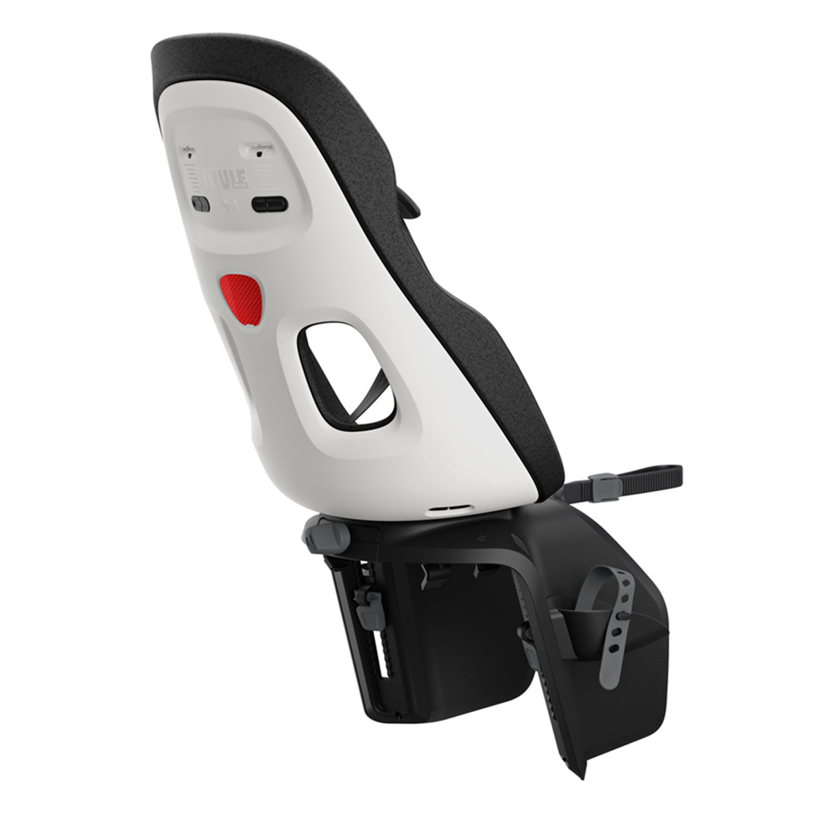 Scaun pentru copii, Thule Yepp Nexxt 2 Maxi Snow White Rack mounted, cu montare pe bicicleta in spate