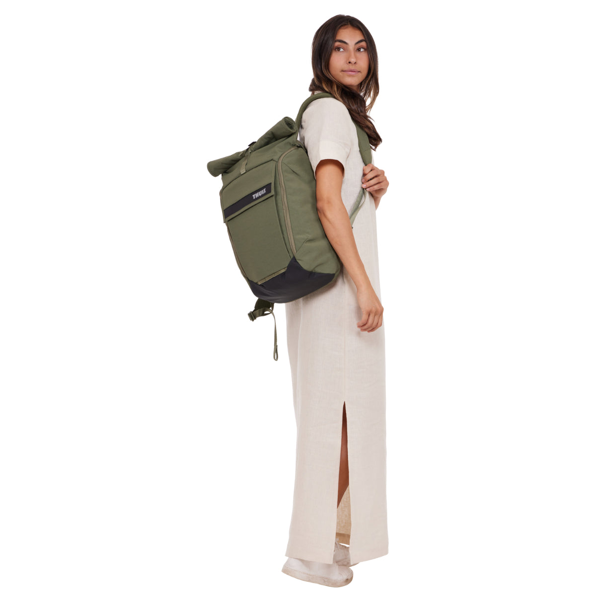 Rucsac urban cu compartiment laptop, Thule, Paramount, 24L, Verde