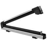 Suport 5 perechi schiuri Thule SnowPack Extender 7325 Argintiu cu prindere pe bare transversale aluminiu cu profil T