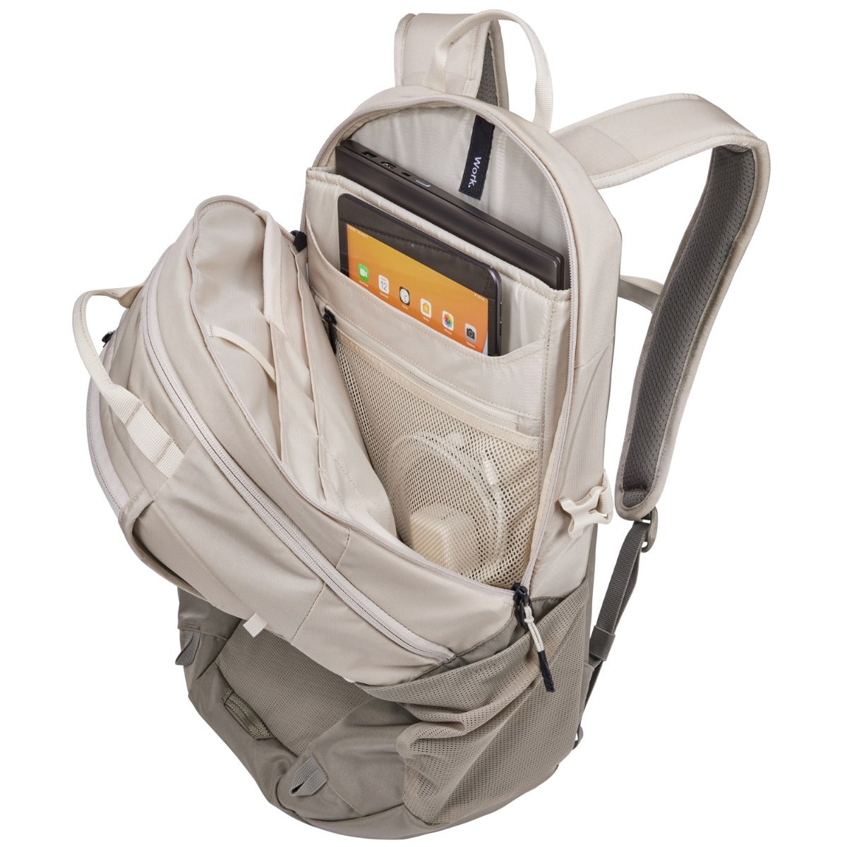 Rucsac urban cu compartiment laptop, Thule, EnRoute Backpack, 26L, Pelican Gray/Vetiver Gray