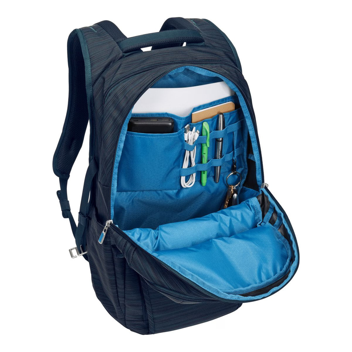 Rucsac urban cu compartiment laptop, Thule, Construct, 28L, Albastru inchis