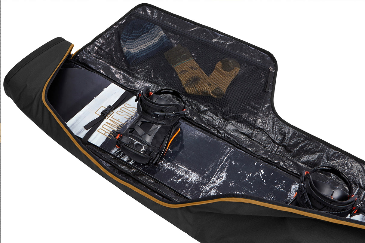 Geanta snowboard, Thule, RoundTrip Snowboard, 165 cm, Negru, fara roti