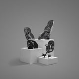 Scaun pentru copii, cu montare pe bicicleta in spate - Thule Yepp Nexxt 2 Maxi Frame mounted, Monument Gray