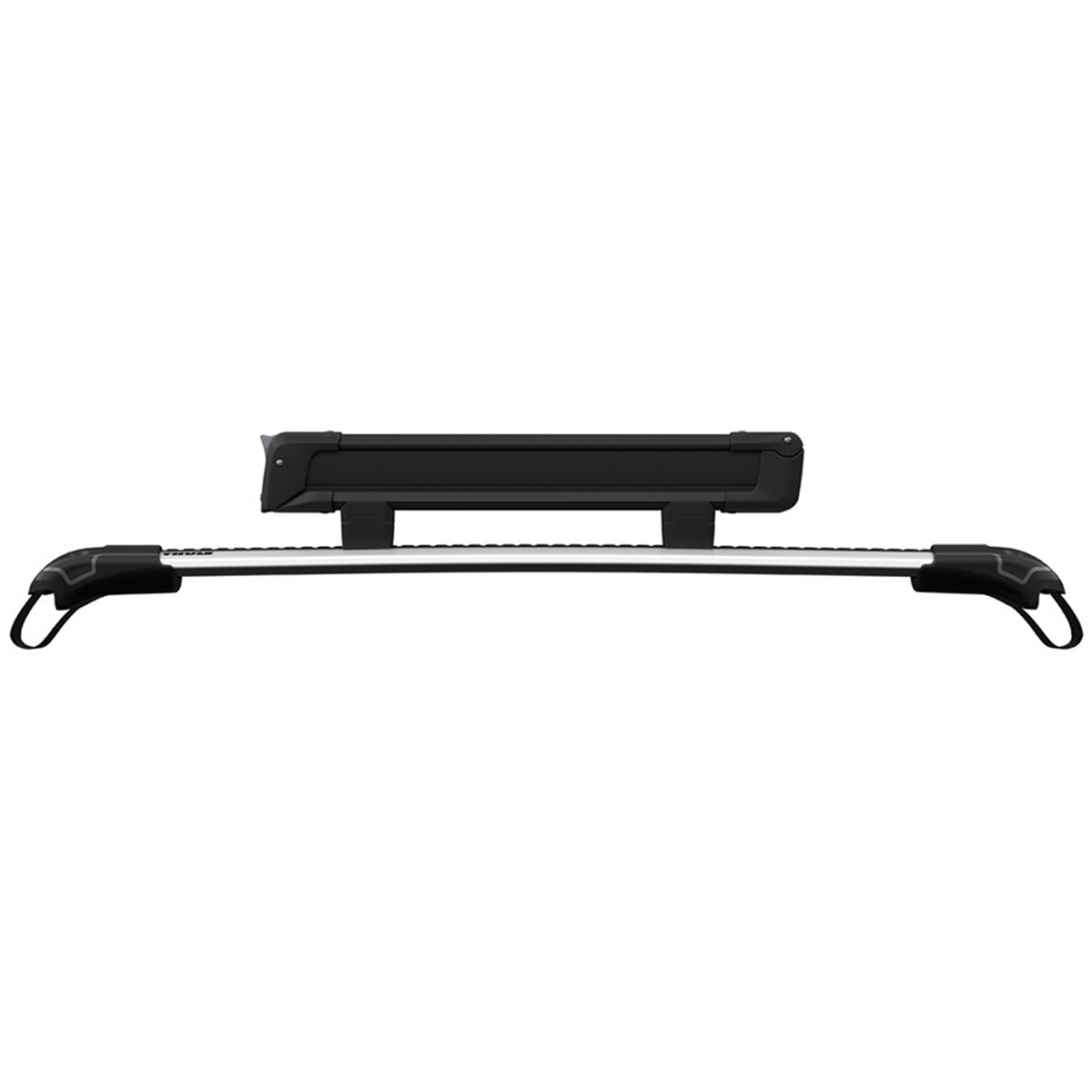Suport 6 perechi schiuri Thule SnowPack Black 7326 cu prindere pe bare transversale aluminiu cu profil T