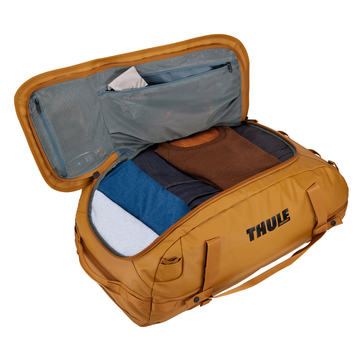 Geanta voiaj duffel, Thule, Chasm, 70L, Golden