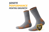 Sosete tehnice de Drumeție Lână Merinos 93% - Termice, Munte & Outdoor