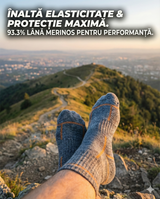 Sosete tehnice de Drumeție Lână Merinos 93% - Termice, Munte & Outdoor
