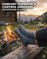 Sosete tehnice de Drumeție Lână Merinos 93% - Termice, Munte & Outdoor