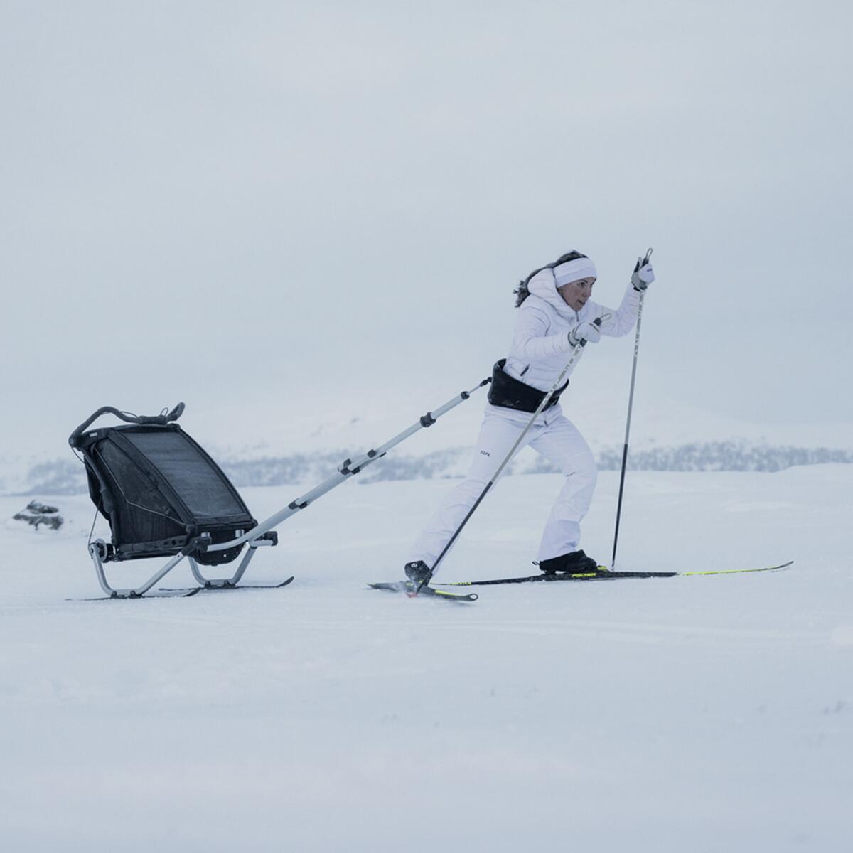 Kit de conversie pentru schi Thule Chariot 2 Cross-Country Skiing Kit