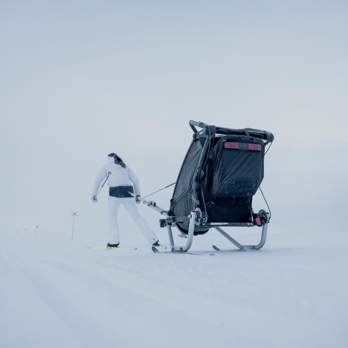 Kit de conversie pentru schi Thule Chariot 2 Cross-Country Skiing Kit