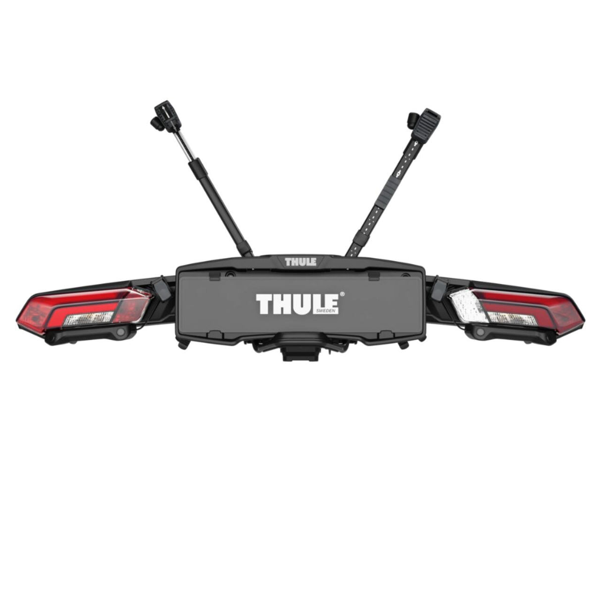 Suport pentru 2 biciclete cu senzori de parcare, Thule Epos ParkSecure 9802100 cu prindere pe carligul de remorcare (13 pini)
