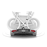 Suport pentru 3 biciclete cu senzori de parcare, Thule Epos ParkSecure 9803100 cu prindere pe carligul de remorcare (13 pini)